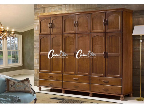 Guarda Roupa Armario Roupeiro Woods Artes Industriais Montreal II 312 12 Portas COM FRETE GRATIS